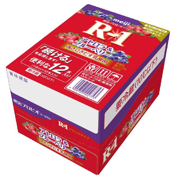 明治プロビオヨーグルトＲ－１ドリンクアセロラ＆ブルーベリー