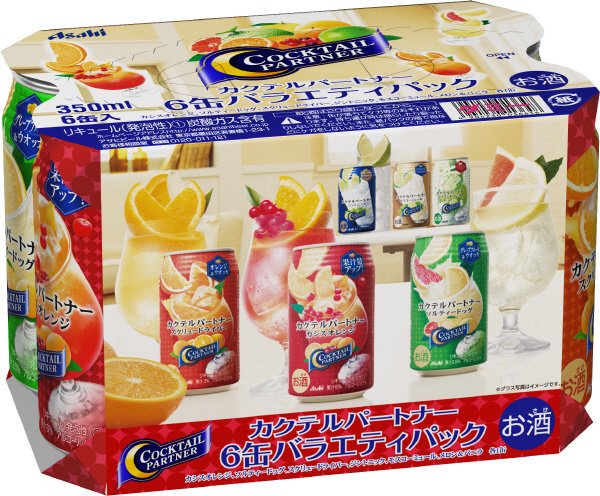 カクテルパートナーバラエティパック缶３５０ｍｌ　６缶パック×４