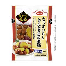 さつまいもときんとき豆の煮物