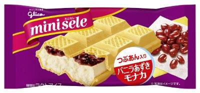 ミニセレ　バニラあずきモナカ