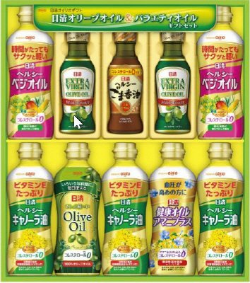 日清オリーブオイル＆バラエティオイルギフトセットＯＶ－５０Ｎ