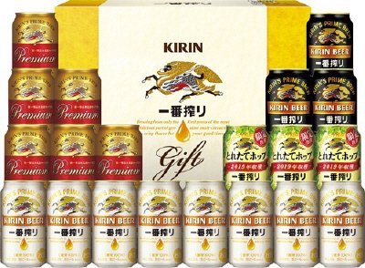 キリンギフト　Ｋ－ＩＰＦＴ５（一番搾り４種飲みくらべセット　プレミアム・黒ビール・とれたてホップ入り）
