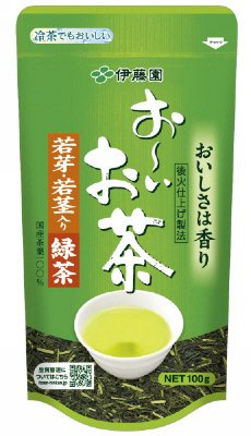 伊藤園　おーいお茶若芽・若茎入り緑茶　１００ｇ