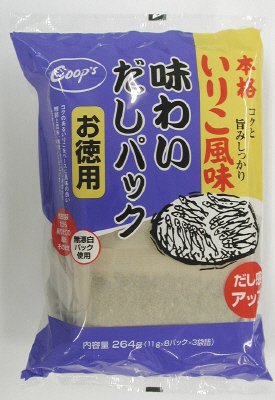 本格いりこ風味味わいだしパック徳用