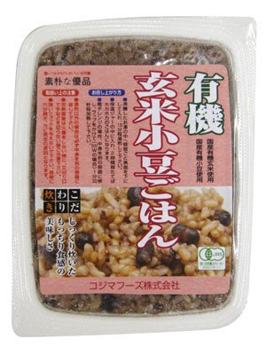 有機玄米小豆ごはん