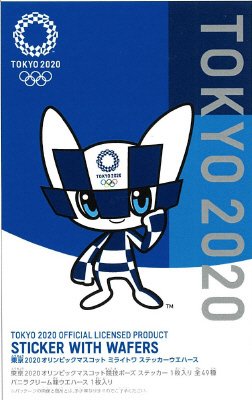 ＴＯＫＹＯ　２０２０　ＯＦＦＩＣＩＡＬ　ＬＩＣＥＮＳＥＤ　ＰＲＯＤＵＣＴ　東京２０２０オリンピック　マスコット　ステッカーウエハース