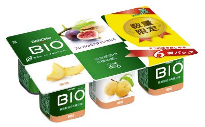 ダノンビオ　フレッシュ＆ドライいちじく＋黄桃