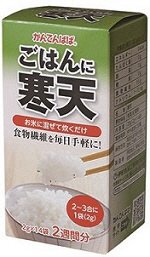ごはんに寒天