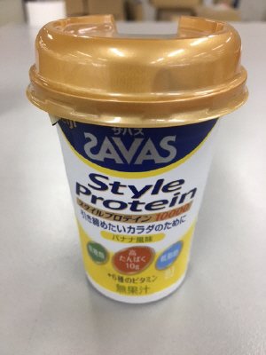 ザバススタイルプロテインドリンク　バナナ風味