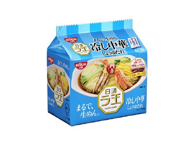 日清ラ王　冷し中華　しょうゆだれ　５食パック