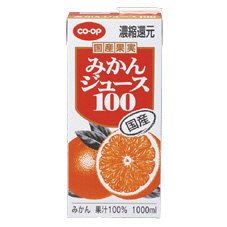 みかんジュース１００≪国産・濃縮還元≫