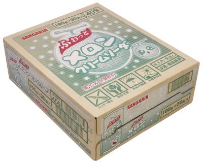 ふわっとメロンクリームソーダ