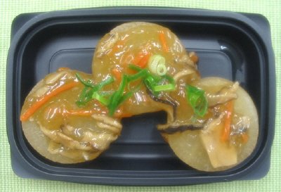 ふろふき大根のきのこあんかけ
