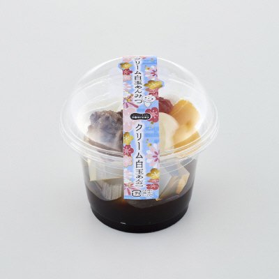 クリーム白玉あんみつ