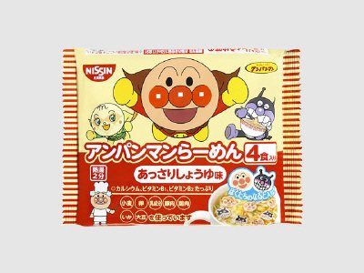 アンパンマンらーめん　しょうゆ味　４食入り