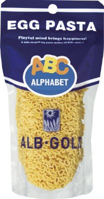 アルファベットパスタ