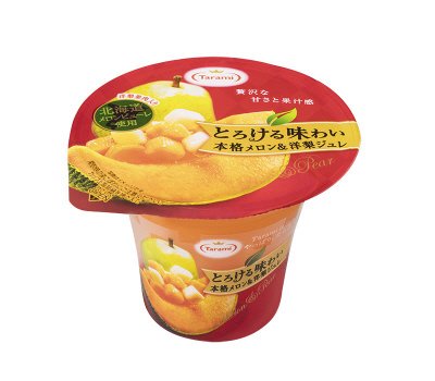 とろける味わい　本格メロン&洋梨ジュレ