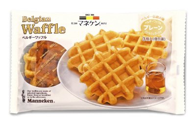 ベルギーワッフル（プレーン）３個入り