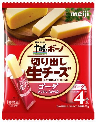 明治北海道十勝ボーノ切り出し生チーズゴーダ　４本入
