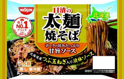 日清の太麺焼そば　甘旨ソース　２人前