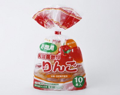 乳酸菌飲料りんご10Ｐ