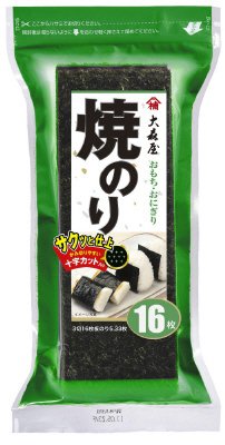 おもちおにぎり焼のり３切１６枚