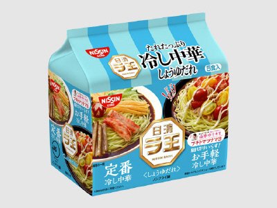 日清ラ王　冷し中華　しょうゆだれ　５食パック