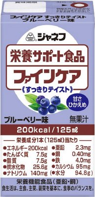 ジャネフ 栄養サポート食品　ファインケア　すっきりテイスト ブルーベリー味