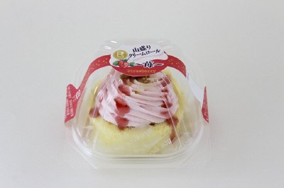 山盛りクリームロール～苺～