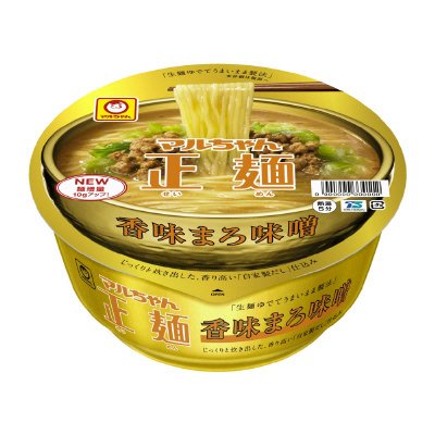 マルちゃん正麺　カップ　香味まろ味噌
