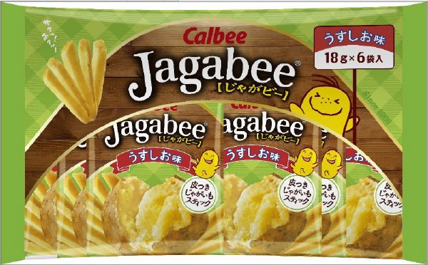 Ｊａｇａｂｅｅうすしお味６パック