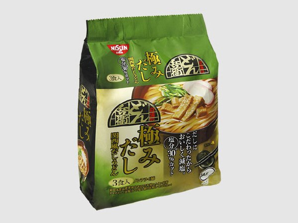 日清のどん兵衛　極みだし　関西風だしうどん　３食パック