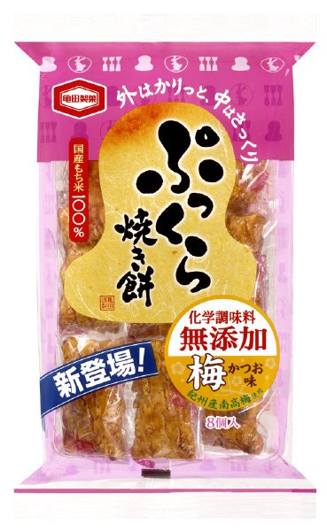 ぷっくら焼き餅梅かつお味