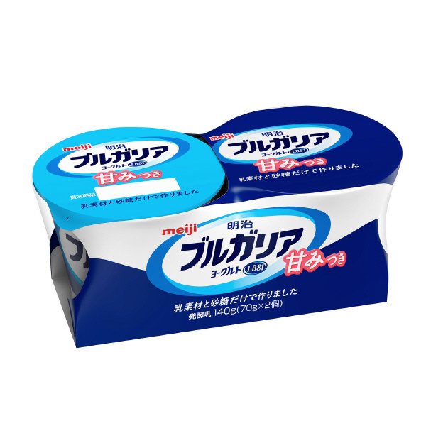 明治ブルガリアヨーグルトＬＢ８１甘みつき７０ｇ×２