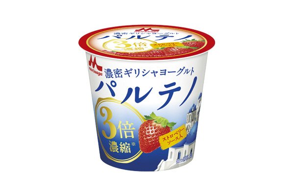 濃密ギリシャヨーグルトパルテノ　ストロベリーソース入