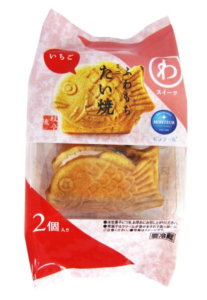 ふわもちミニたい焼・いちご