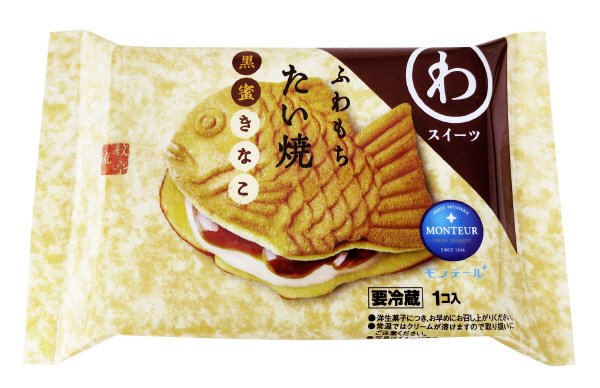 ふわもちたい焼・黒蜜きなこ