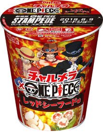 チャルメラカップ　ワンピース　レッドシーフード味