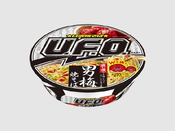 日清焼そばＵ．Ｆ．Ｏ．濃い濃い男梅焼そば