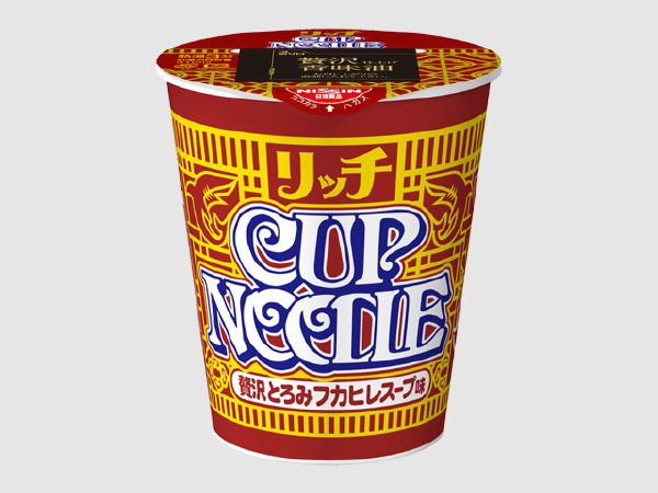 カップヌードル　リッチ　贅沢とろみフカヒレスープ味