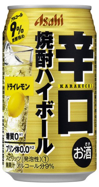 アサヒ辛口焼酎ハイボールドライレモン缶３５０ｍｌ