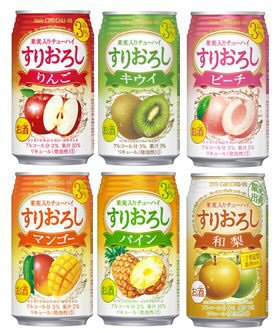 TaKaRaCANCHU-HI「すりおろし」６種１２缶アソートセット／コープきんき