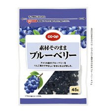 素材そのままブルーベリー
