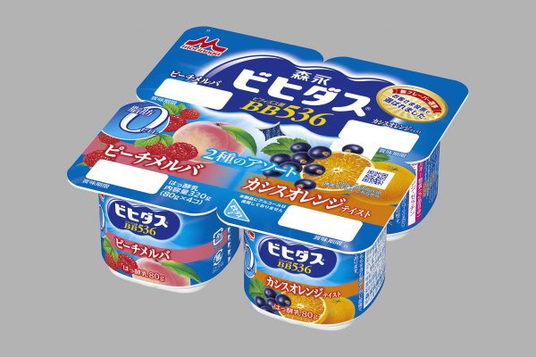 ビヒダス脂肪０（ゼロ）ピーチメルバ＋カシスオレンジテイスト