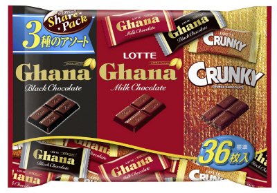 ガーナ＆クランキーシェアパック