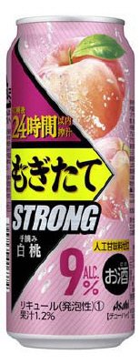 アサヒもぎたてＳＴＲＯＮＧ　手摘み白桃