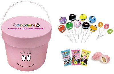 バーバパパ　ロリーポップ＆ピーチアーモンドチョコバケツ