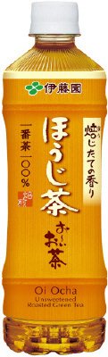 お～いお茶　ほうじ茶525ｍｌ（ケース）