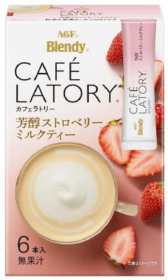 「ブレンディカフェラトリー」スティック　芳醇ストロベリーミルクティー６本