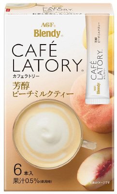 「ブレンディカフェラトリー」スティック　芳醇ピーチミルクティー６本